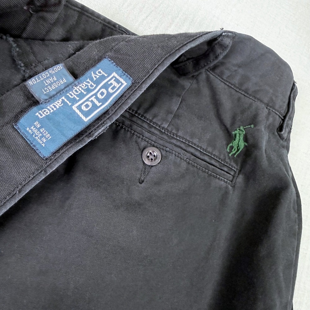 Polo Ralph Lauren Prospect Pant Mens 36x34 (34x33) Blue 100% Cotton Chino